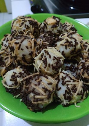 Foto resep Bola Singkong Coklat Keju