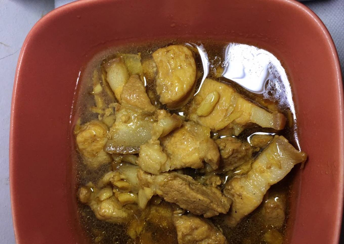 Pork belly sauce tiram