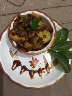 A picture of Masala bread.