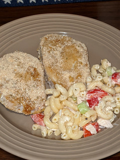 A picture of Zippy and Sweet Breaded Pork Chops.