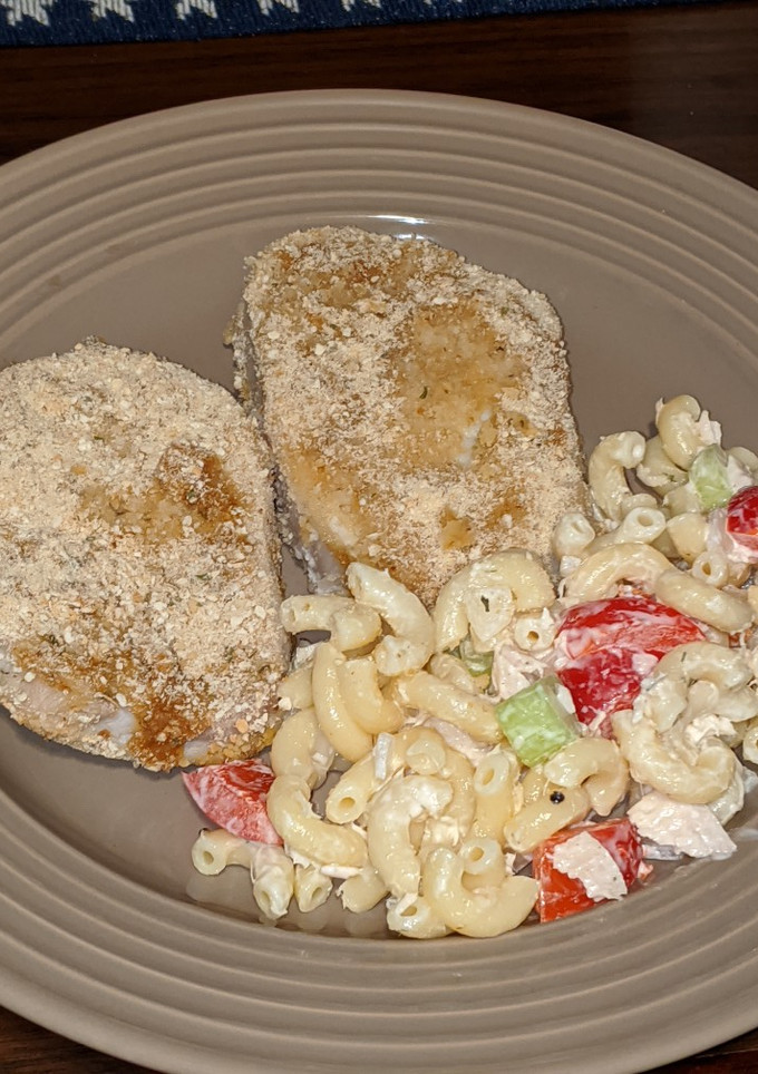 A picture of Zippy and Sweet Breaded Pork Chops.