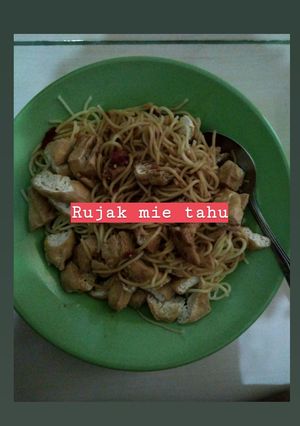 Foto resep Rujak mie tahu