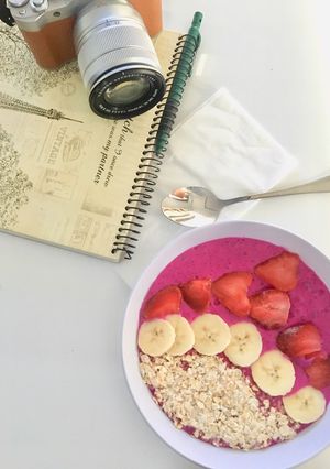 Foto resep Smoothies dragon fruits