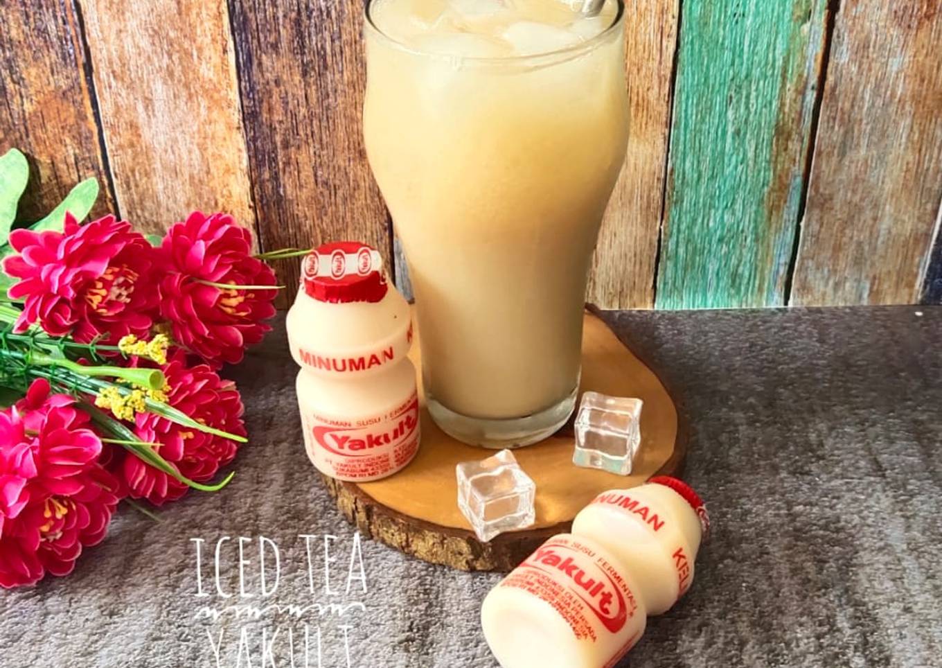 Cara Mudah Membuat Iced Tea Yakult Terupdate Kumpulan resep Makanan