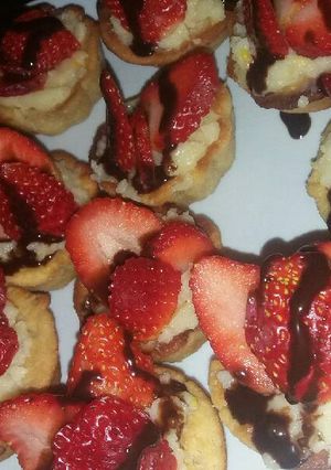 صورة لوصفة تارت الفراولة او الكيوي- Tarte