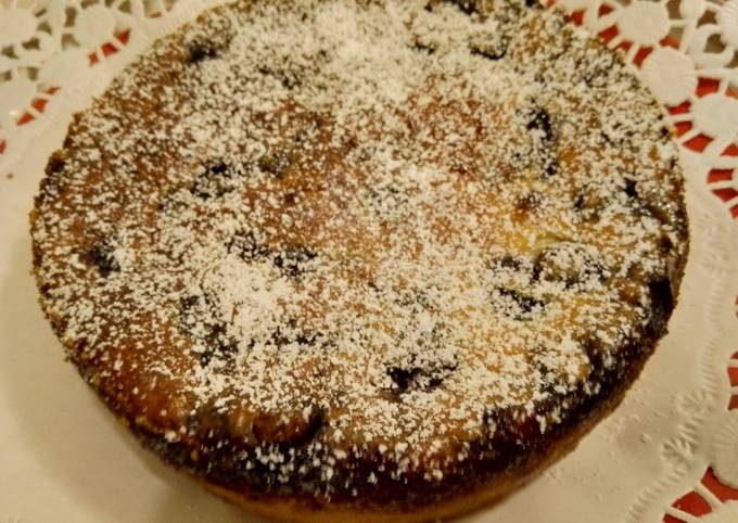 Kleiner Blaubeer-Ricotta-Kuchen