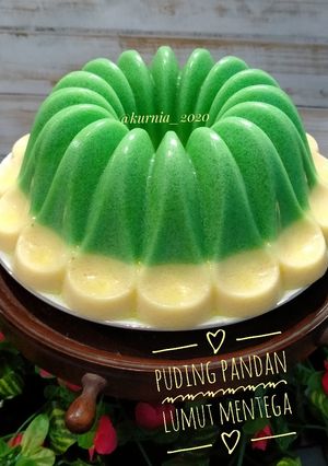 Foto resep Puding Pandan Lumut Mentega