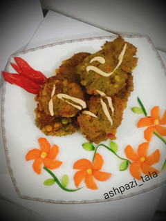 عکسی از دستور کوکوی سبزیجات