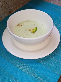 Una foto de Crema de guías, con salsa bechamel