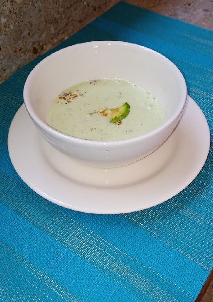 Una foto de Crema de guías, con salsa bechamel