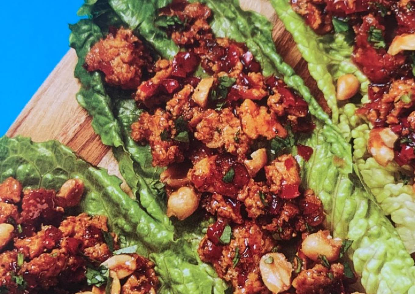 Recipe of Favorite Sweet chili Turkey lettuce wraps
