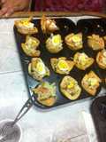 Canapés con pan de molde