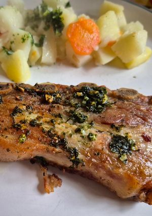 Una foto de Asado de cerdo al horno