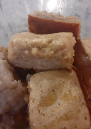 Una foto de Mini budín de banana y miel