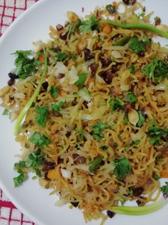 A picture of Cripsy noodles chaat#my unique noodles recipe.