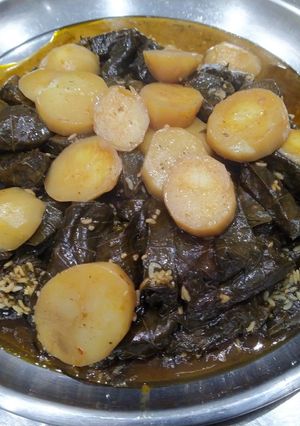 صورة لوصفة ورق العنب بقدر الضغط الكهربائي
