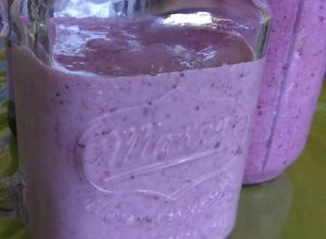 Una foto de Purple smoothie