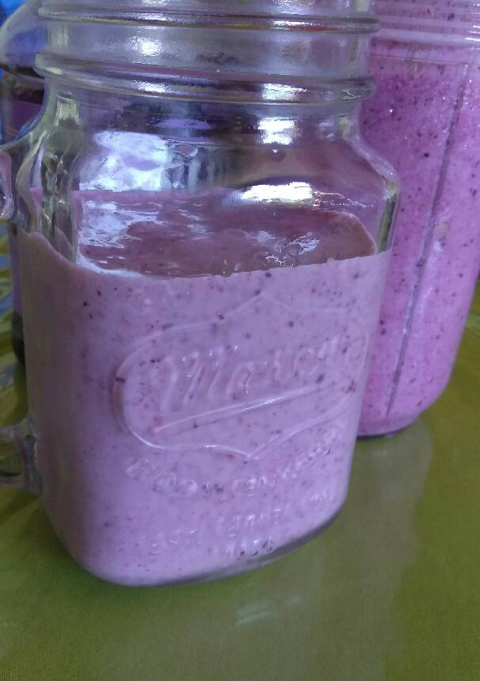 Una foto de Purple smoothie