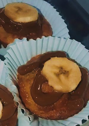 Una foto de Tortitas de avena y banana Light