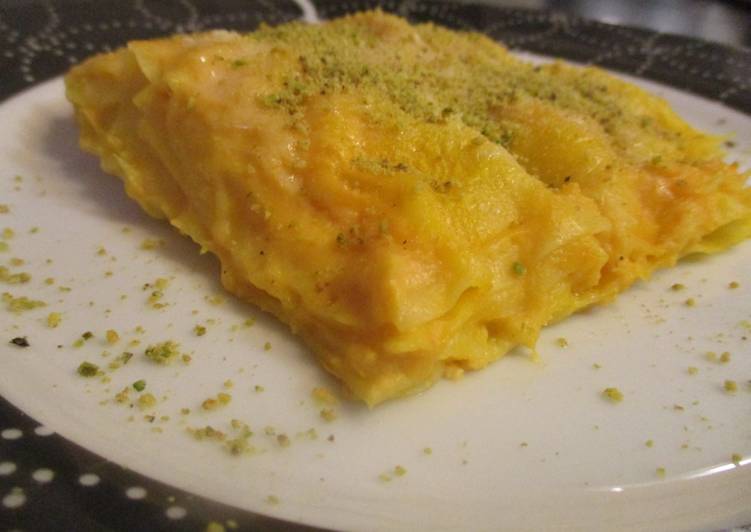 Easiest Way to Make Qualsiasi sera della settimana Lasagne con besciamella ala zucca