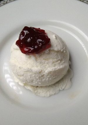 Foto resep Es krim vanilla keto#ice cream maker