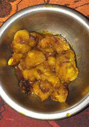 A picture of Stuffed Tinde Masala.