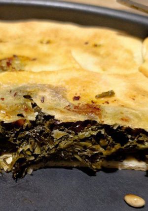 Foto di Pizza con l'erba -ricetta originale (Pizza co l'evera)
