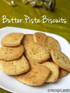 வெண்ணெய் பிஸ்தா பிஸ்கட் (Vennai pista biscuits recipe in tamil) செய்முறை முக்கிய புகைப்படம்