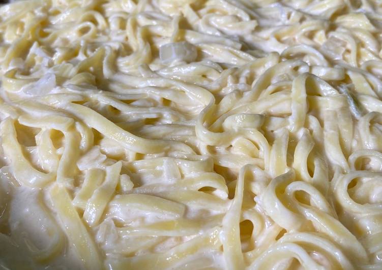 Molho branco para macarrão