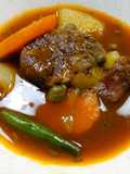 Braised beef shanks