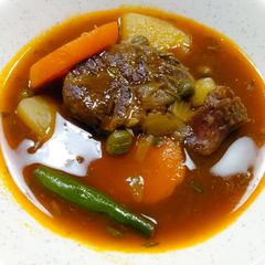 Braised beef shanks A picture of Braised beef shanks.