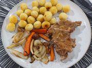 Una foto de pavo a la plancha