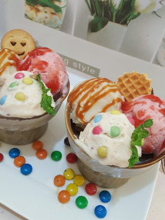 صورة لوصفة مثلجات بالفواكه الطبيعية 😍😋🍨🍦