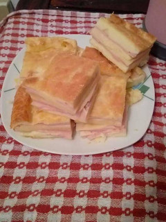Una foto de Torta de fiambre licuada