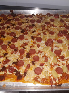 Una foto de Pizza