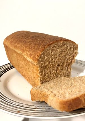 Una foto de Pan de molde 100% integral sin sal
