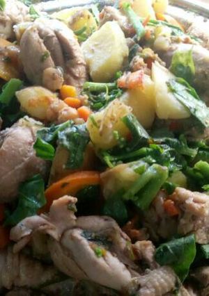 A picture of Irish potatoes casserole.