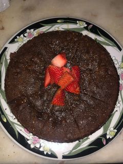 صورة لوصفة كيكة الشوكولاتة السويدية كلادكاكا - Kladdkaka