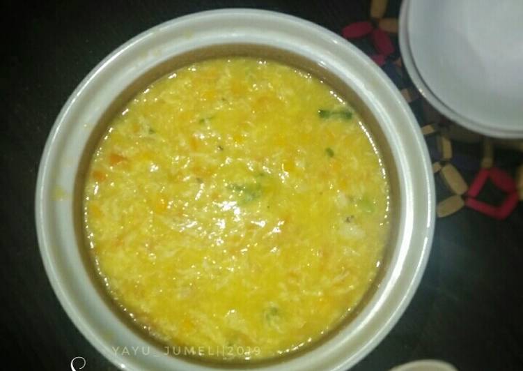 Resep Sup Jagung Ayam🍲🌽🐓, Sempurna