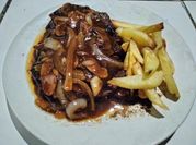 Gambar saus steak jamur