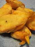 Zucchini flowers stuffed with feta