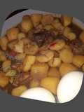 Irish Potatoes and meat