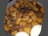 Irish Potatoes and meat