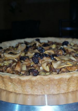 Una foto de Tarta Soledad de manzana🍏🥧