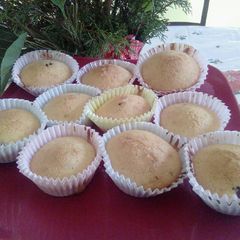 Blueberry surprise muffins A picture of Blueberry surprise muffins.