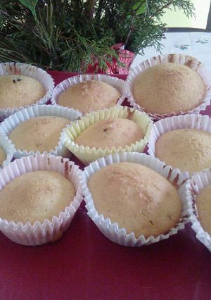 A picture of Blueberry surprise muffins.