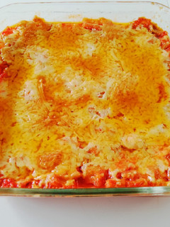 Una foto de Pastel de berenjenas