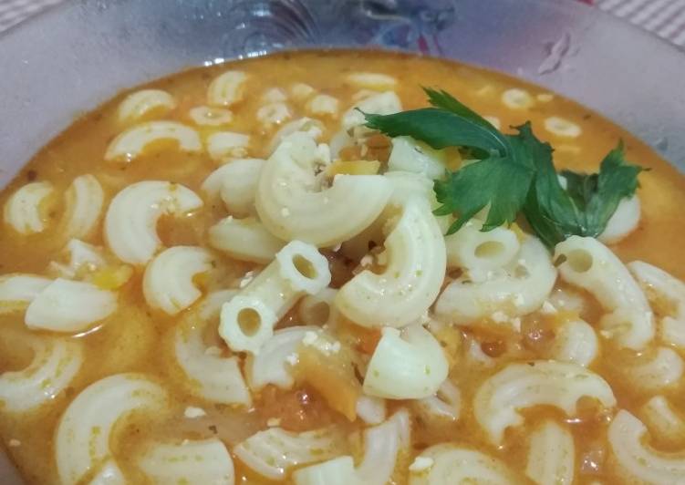 Resep Bolognaise Macaroni Soup Enak dan Antiribet