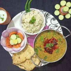 Dal Palak Or Spinach Dal A picture of Dal Palak Or Spinach Dal.