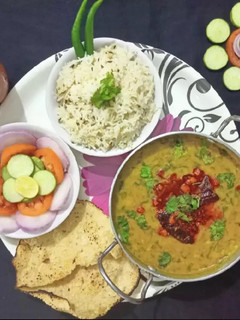 A picture of Dal Palak Or Spinach Dal.